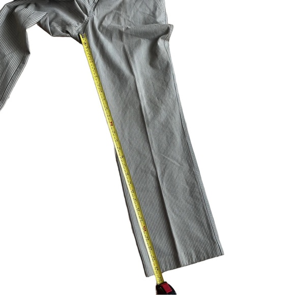 Northern Reflections pinstripe trouser pants hemmed office Y2K vintage women’s 8 - Picture 5 of 10